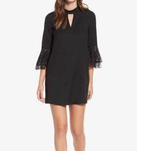 😊 Everly Lacey Bell Sleeve Shift Dress